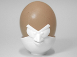 Modelo 3d de Angry bird egg cup para impresoras 3d