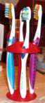  Mushroom shaped toothbrush holder  3d model for 3d printers