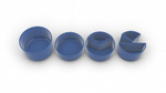  Stackable measuring cups - fractonal type  3d model for 3d printers