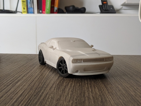 Dodge Challenger Bodie para OpenZ 1:28 RC Chasis V3b