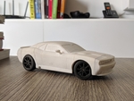  Dodge challenger bodie for openz 1:28 rc chassis v3b  3d model for 3d printers