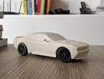 Modelo 3d de Dodge challenger bodie para openz 1:28 rc chasis v3b para impresoras 3d