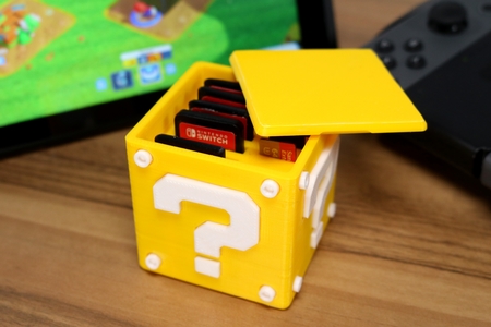  Question block switch cartridge case  3d model for 3d printers