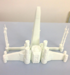  Star wars x wing fighter  3d model for 3d printers