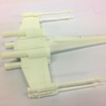 Modelo 3d de Star wars x wing fighter para impresoras 3d