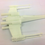  Star wars x wing fighter  3d model for 3d printers