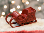  Sleigh ornament  3d model for 3d printers