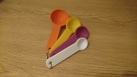  Messlöffel, meassuring spoons, german  3d model for 3d printers