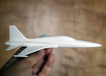 Modelo 3d de Fácil de imprimir f5 tiger aeronave modelo a escala 1/64 para impresoras 3d