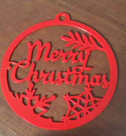 Merry Christmas ornament