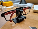  Eyeglass/sunglass holder (v3! supportless!)   3d model for 3d printers