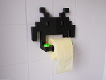  Invader toilet paper roll holder  3d model for 3d printers