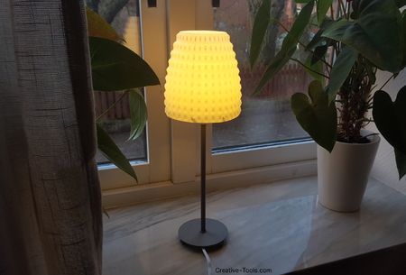 3D-printable lampshade for standard light fixture