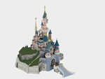  Chateau disneyland paris with prusa mk2s mmu (ed2)  3d model for 3d printers