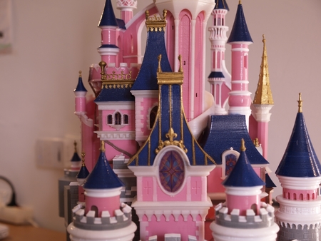 Castillo de Disneyland París con Prusa MK2S MMU (Ed2)