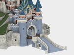  Chateau disneyland paris with prusa mk2s mmu (ed2)  3d model for 3d printers