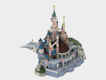  Chateau disneyland paris with prusa mk2s mmu (ed2)  3d model for 3d printers