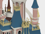  Chateau disneyland paris with prusa mk2s mmu (ed2)  3d model for 3d printers