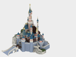  Chateau disneyland paris with prusa mk2s mmu (ed2)  3d model for 3d printers