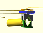 Modelo 3d de De una sola bahía de atsc digital hd de antena de tv para impresoras 3d