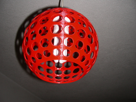  Lampshade with holes  3d model for 3d printers