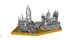  Hogwarts school of witchcraft  3d model for 3d printers