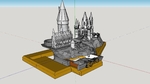  Hogwarts school of witchcraft  3d model for 3d printers