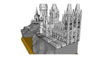  Hogwarts school of witchcraft  3d model for 3d printers