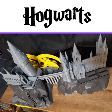  Hogwarts school of witchcraft  3d model for 3d printers