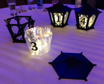  Japanese centerpiece lanterns for wedding  3d model for 3d printers