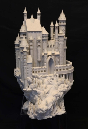 Modelo 3d de Castillo medieval para impresoras 3d