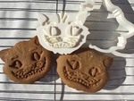 Modelo 3d de El gato de cheshire cortador de la galleta para impresoras 3d