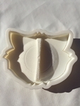  Cheshire cat cookie cutter  3d model for 3d printers