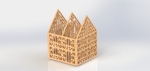  Box ossature house alsatian  3d model for 3d printers