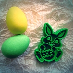  Easter bunny cookie cutter  3d model for 3d printers