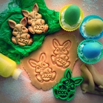  Easter bunny cookie cutter  3d model for 3d printers