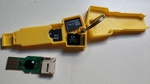  Sd holder and sd to usb adapter key shape key chain  3d model for 3d printers