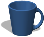  Coffee cup  3d model for 3d printers