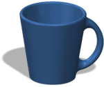 Modelo 3d de Taza de café para impresoras 3d