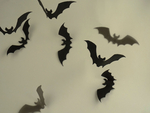  Flat bats  3d model for 3d printers