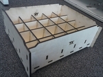  Parametric laser cut sorting box  3d model for 3d printers