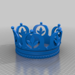 Modelo 3d de Corona para impresoras 3d