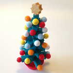  Small strawblox christmas tree  3d model for 3d printers