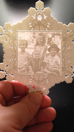 Snowflake Ornament Frame