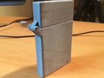 Modelo 3d de Zippo de negocios titular de la tarjeta para impresoras 3d