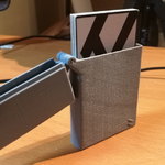 Modelo 3d de Zippo de negocios titular de la tarjeta para impresoras 3d
