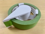  24 mm masking tape dispenser with magnetic mount  3d model for 3d printers