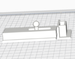 Modelo 3d de Deslizando el perno de bloqueo (solo impresión) para impresoras 3d