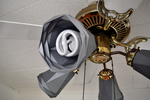 Modelo 3d de Acordeón veces ventilador de techo lámpara de pared para impresoras 3d