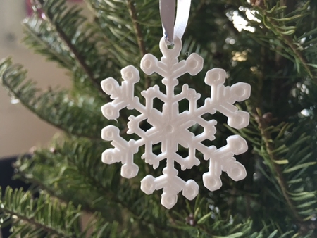 Snowflake Ornaments - from the Snowflake Machine